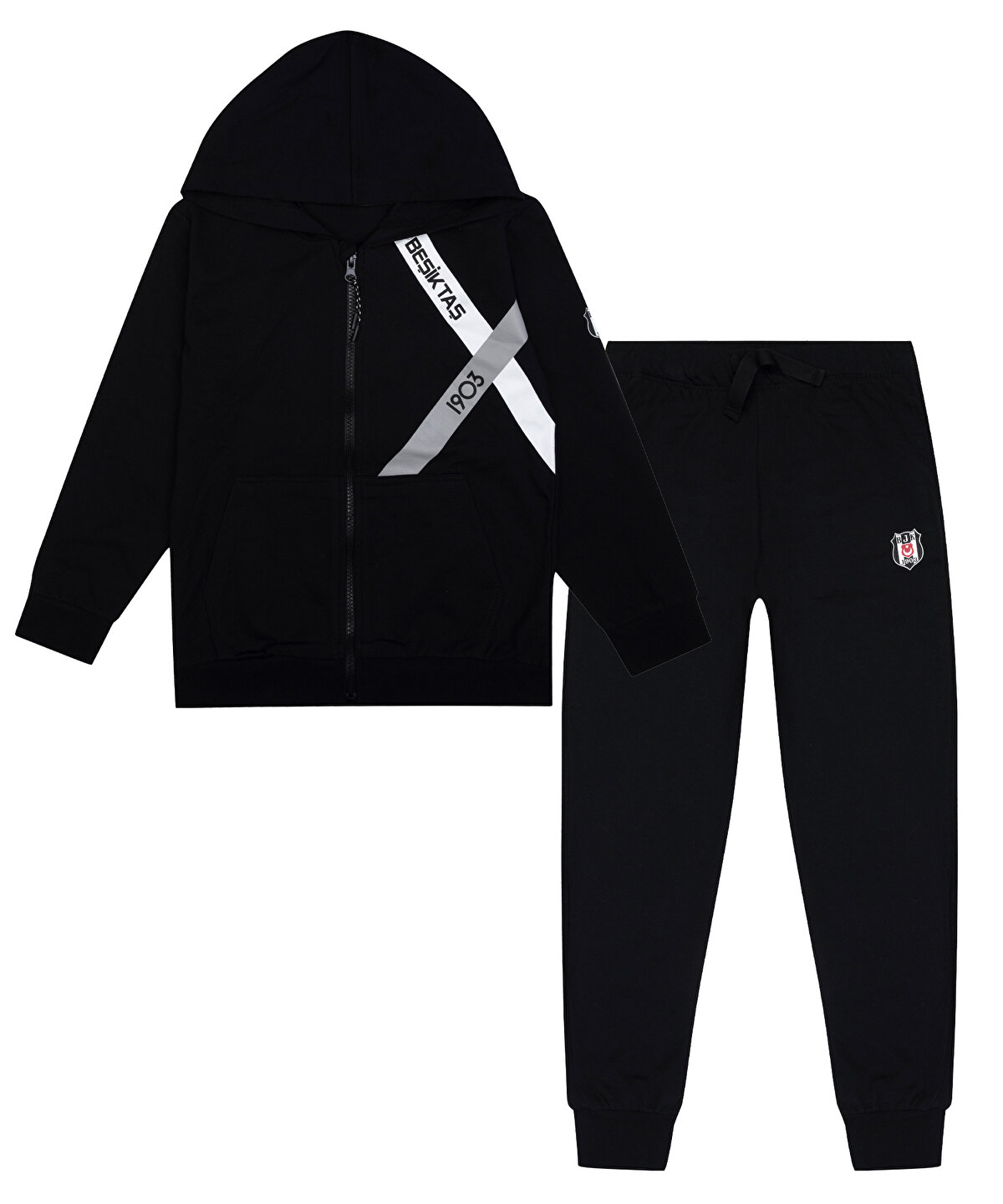 BEŞİKTAŞ KIDS KAPÜŞONLU EŞOFMAN TK. Y25-209 5YX7KDET0002-02